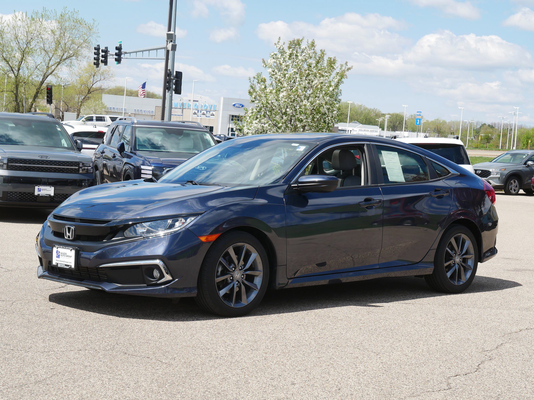Used 2019 Honda Civic EX with VIN JHMFC1F33KX009311 for sale in Inver Grove Heights, Minnesota
