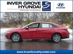 2026 Hyundai Elantra Hybrid Blue Sedan