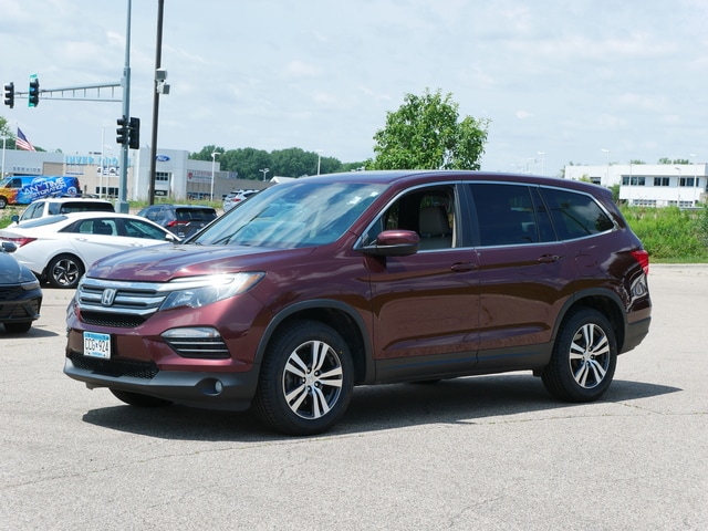 Used 2018 Honda Pilot EX-L with VIN 5FNYF6H66JB059540 for sale in Inver Grove, MN