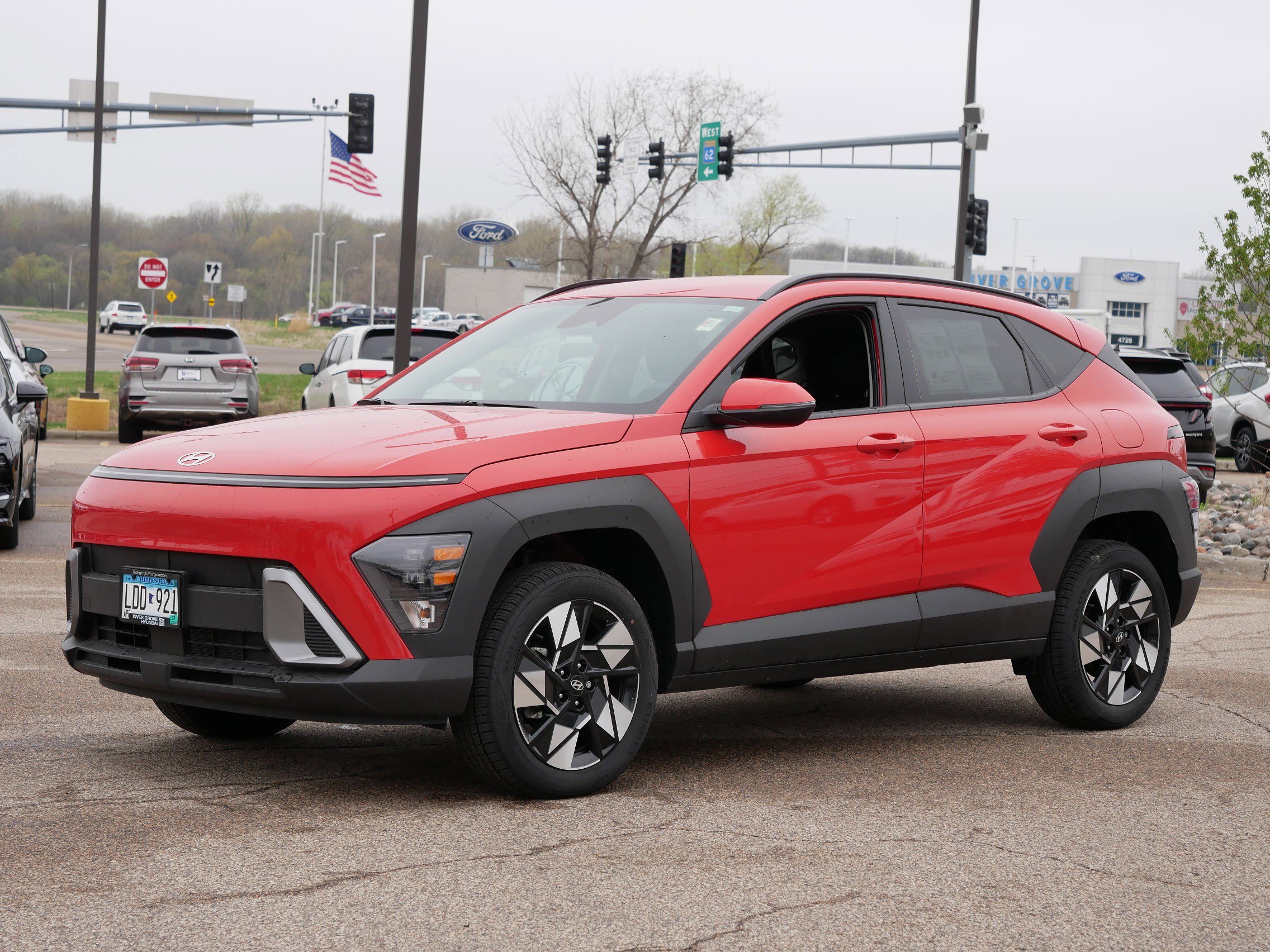Certified 2024 Hyundai Kona SEL with VIN KM8HBCAB3RU096481 for sale in Inver Grove, Minnesota