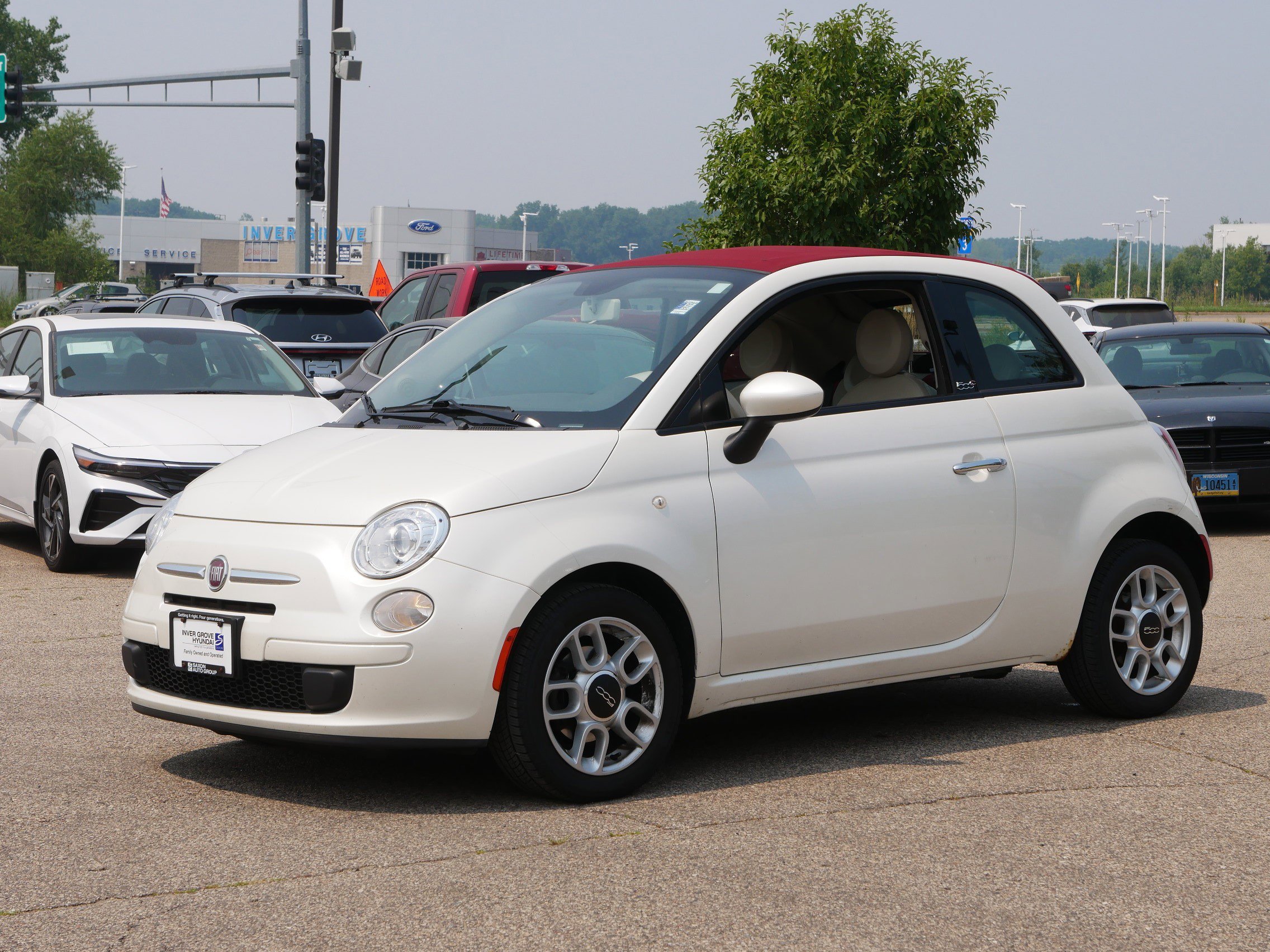 Used 2012 FIAT 500 Pop with VIN 3C3CFFDR1CT336002 for sale in Inver Grove Heights, Minnesota