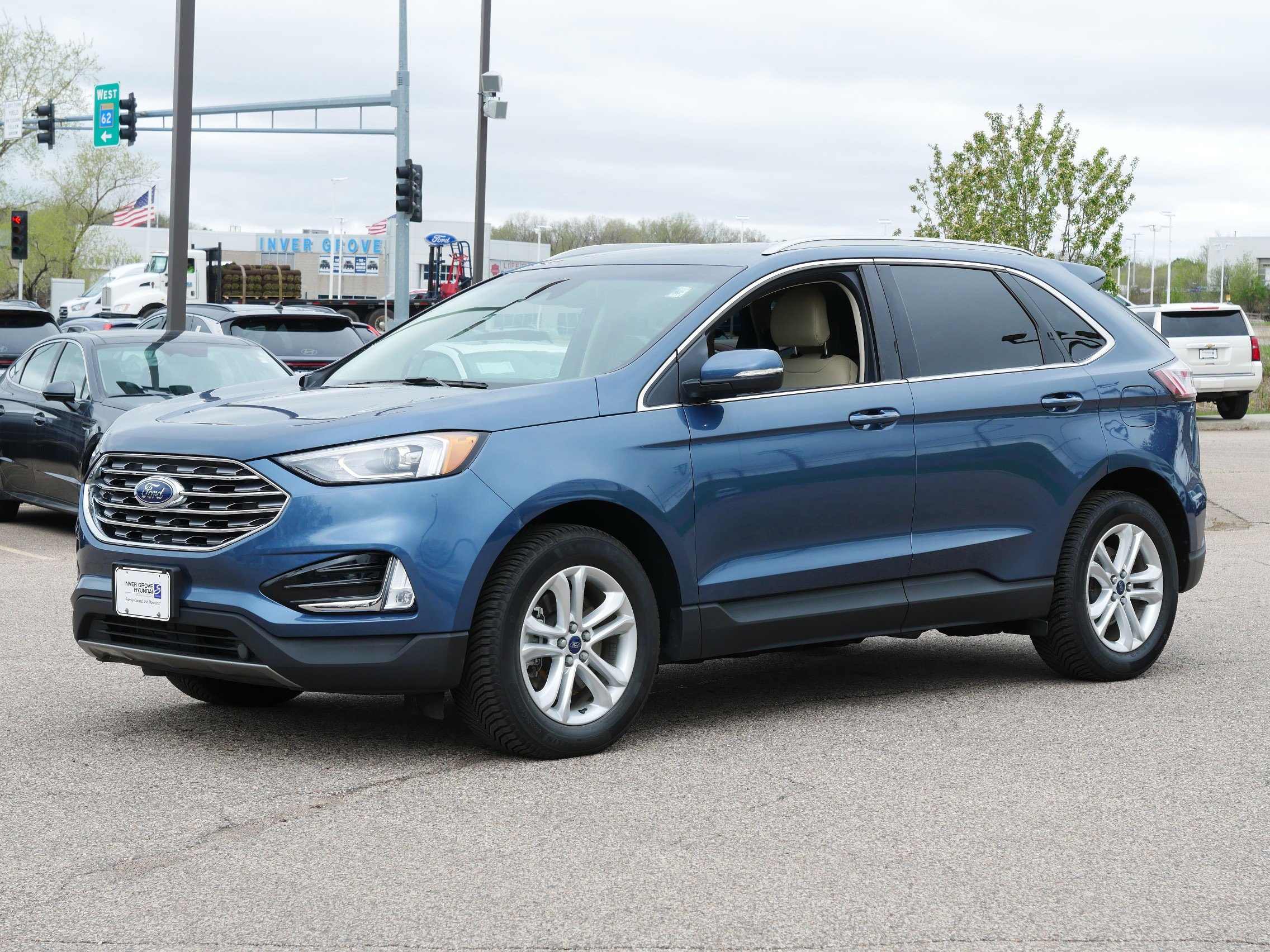 Used 2019 Ford Edge SEL with VIN 2FMPK4J94KBC48178 for sale in Inver Grove, Minnesota