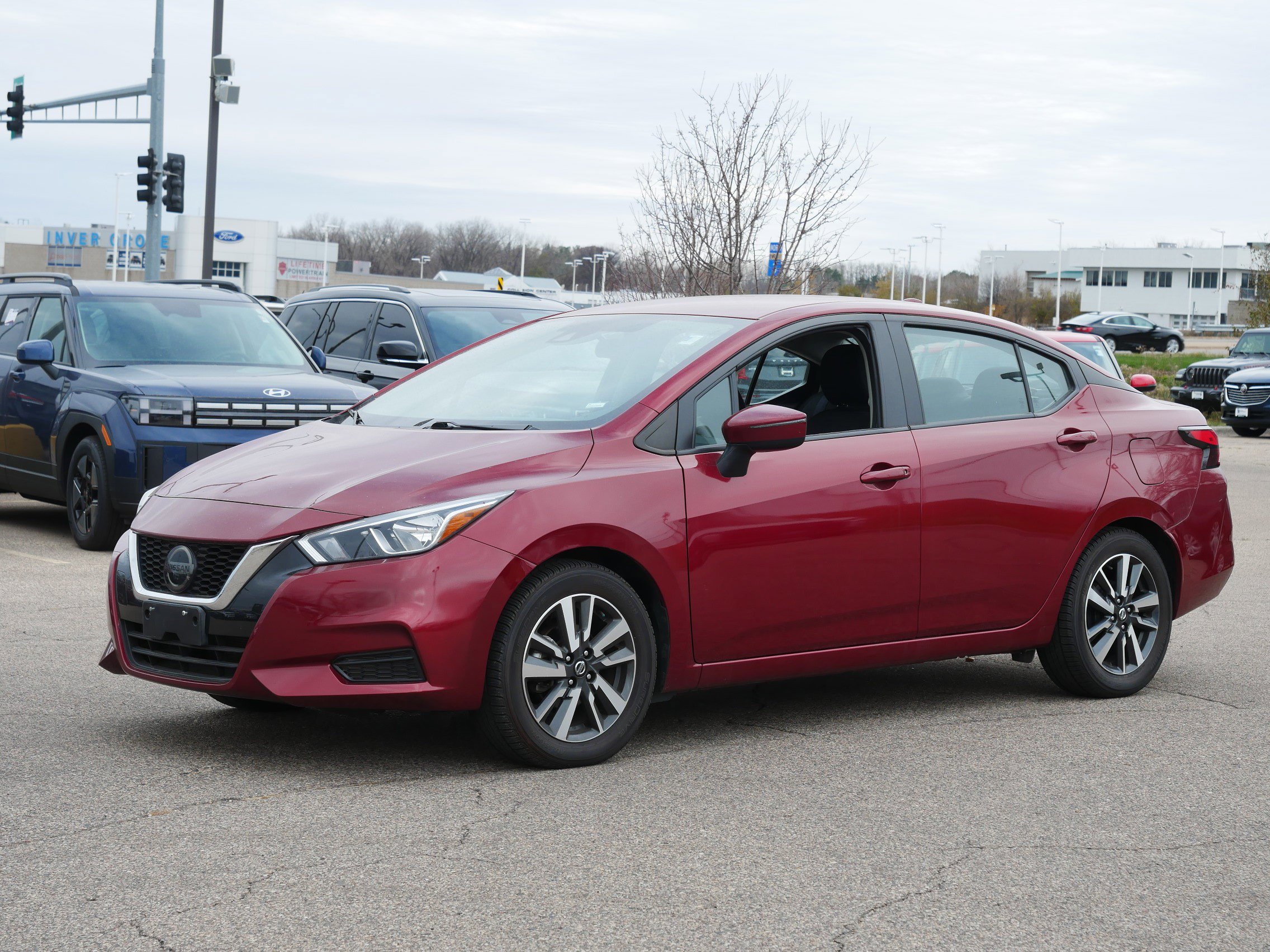 Used 2021 Nissan Versa Sedan SV with VIN 3N1CN8EV8ML888297 for sale in Inver Grove Heights, Minnesota