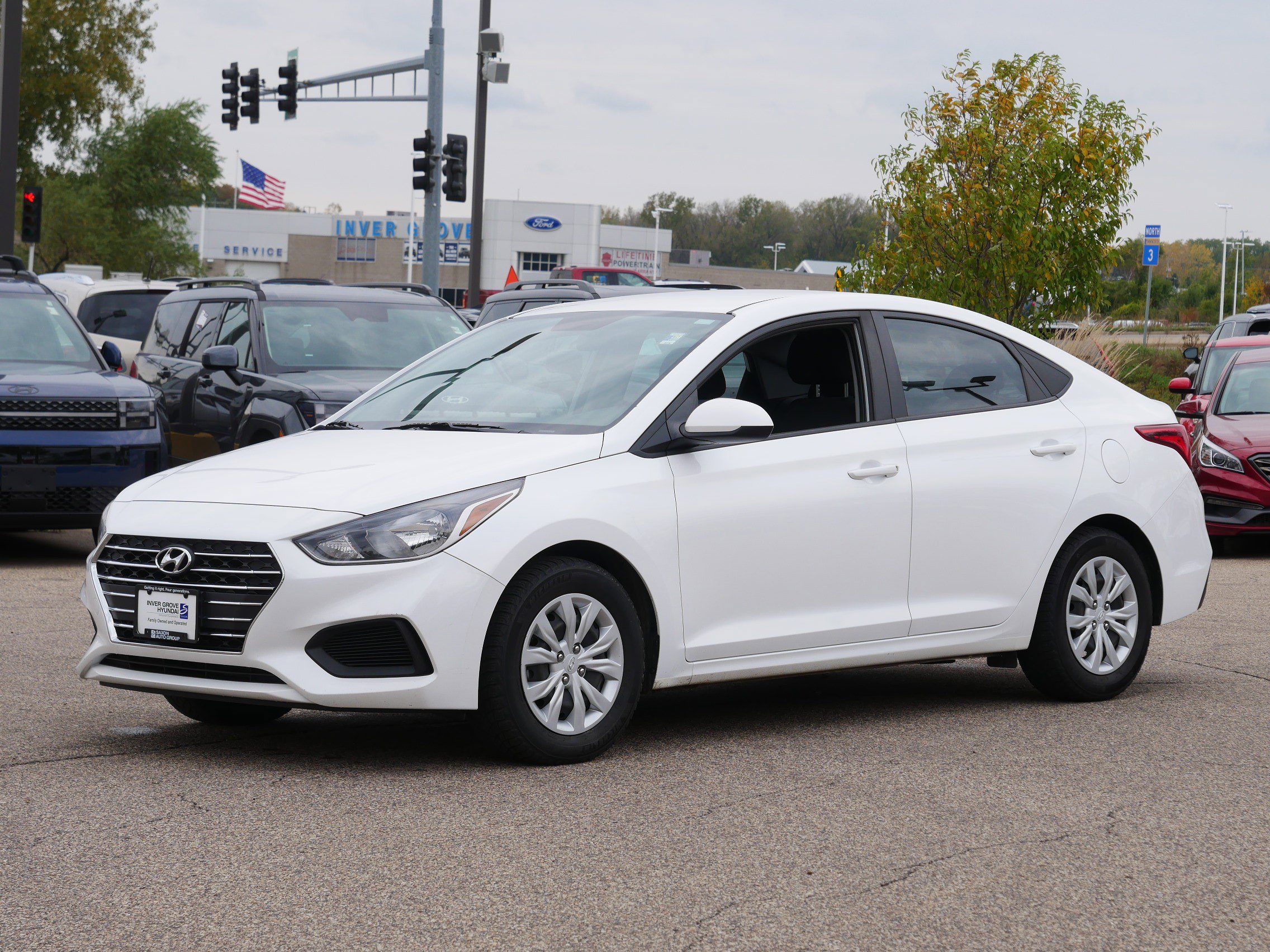 Used 2019 Hyundai Accent SE with VIN 3KPC24A30KE066727 for sale in Inver Grove Heights, Minnesota