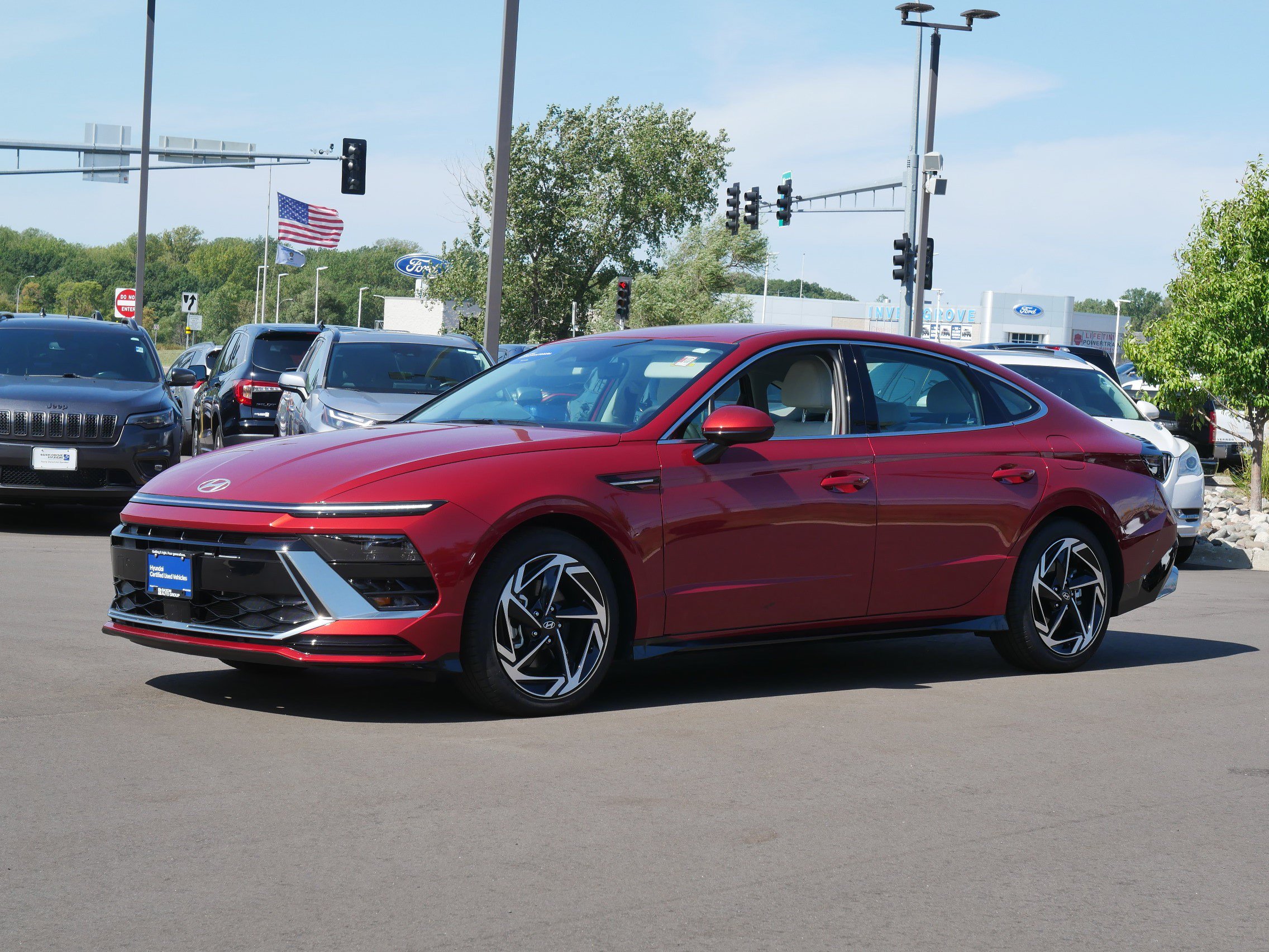 Certified 2026 Hyundai Sonata SEL with VIN KMHL64JA0TA545930 for sale in Inver Grove Heights, Minnesota