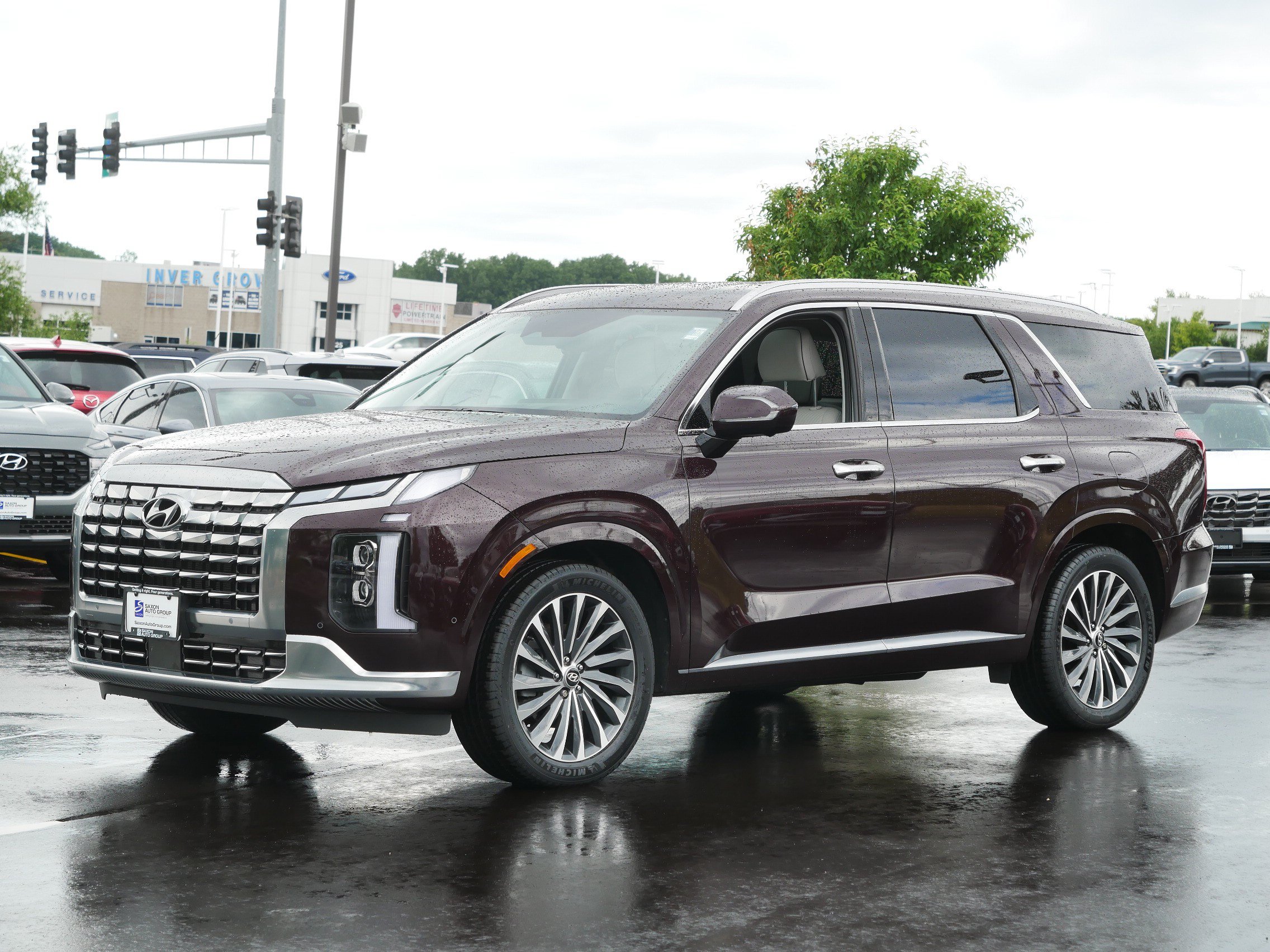 Used 2025 Hyundai Palisade Calligraphy with VIN KM8R7DGE2SU840302 for sale in Inver Grove Heights, Minnesota