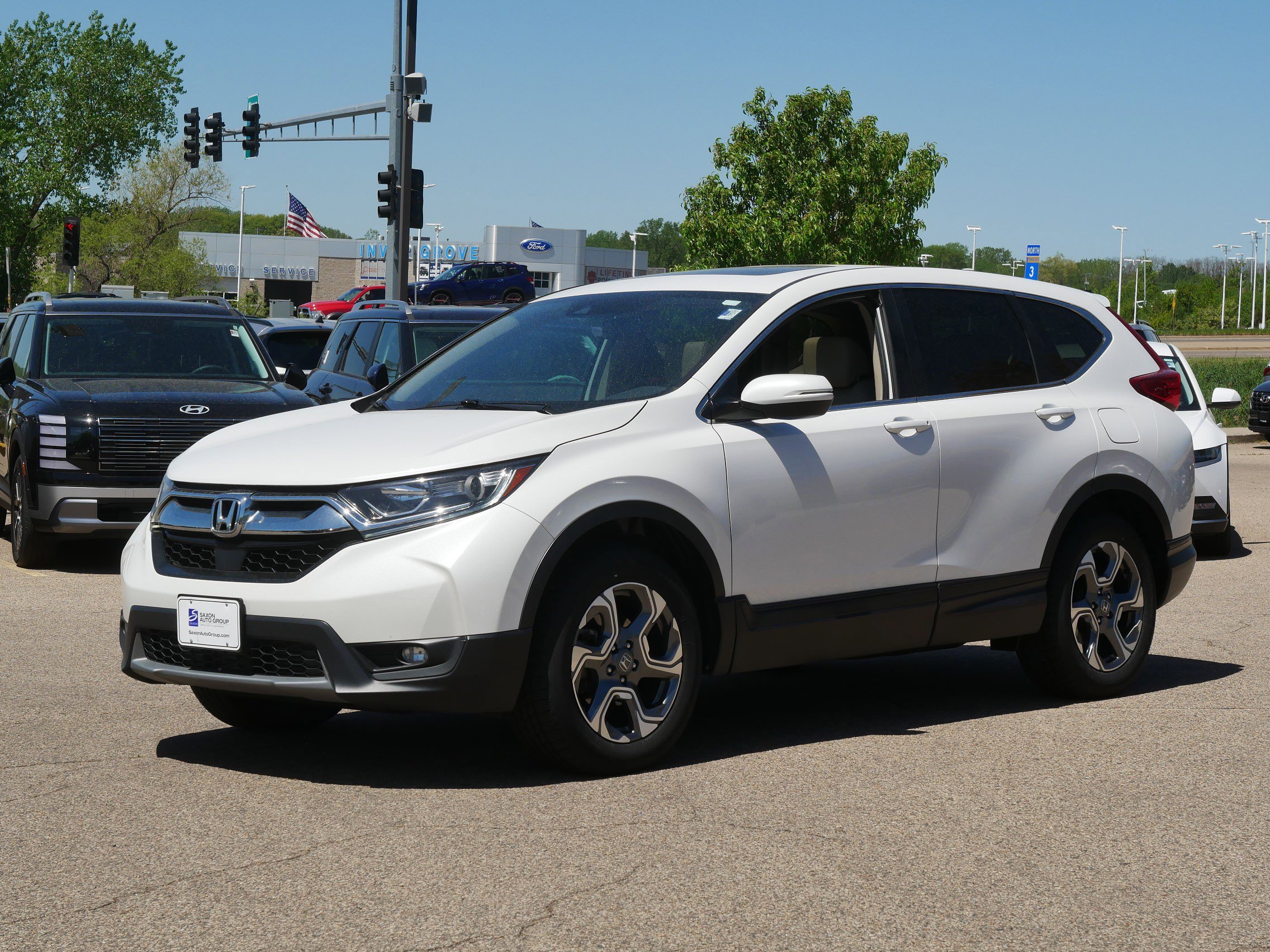 Used 2019 Honda CR-V EX-L with VIN 5J6RW2H8XKA004026 for sale in Inver Grove Heights, Minnesota