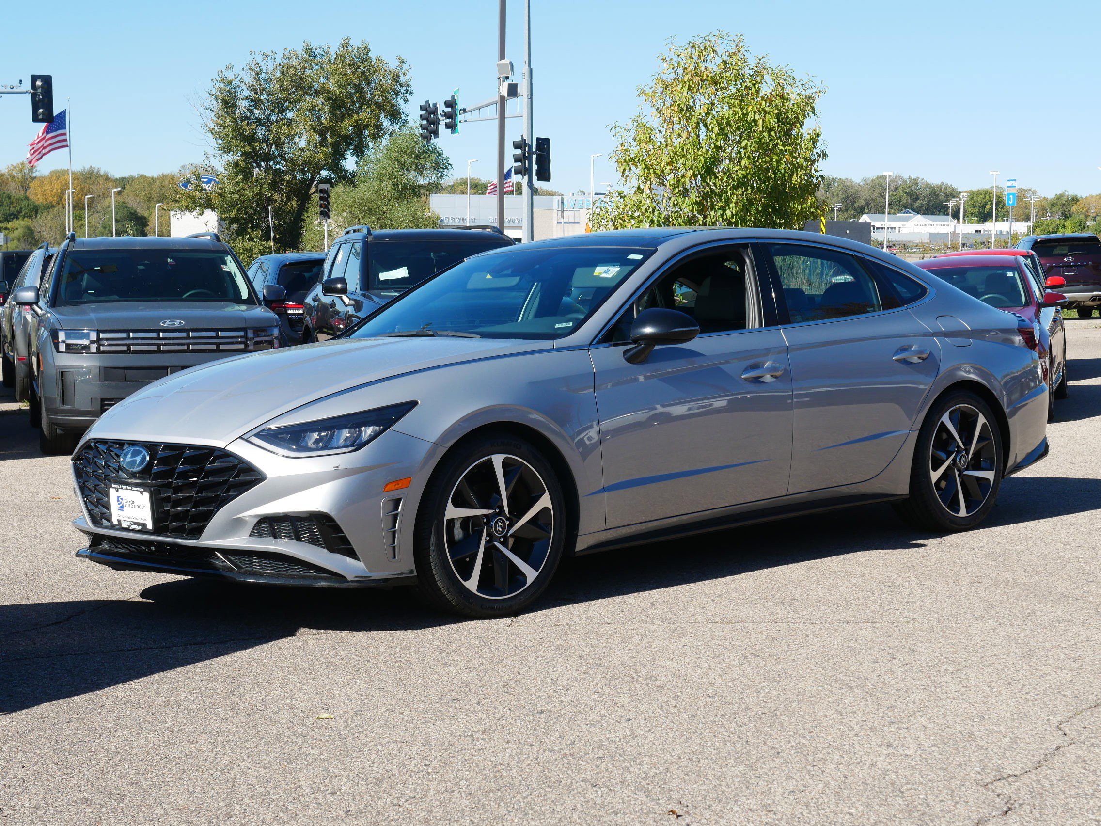 Used 2023 Hyundai Sonata SEL Plus with VIN KMHL44J26PA280130 for sale in Inver Grove Heights, Minnesota