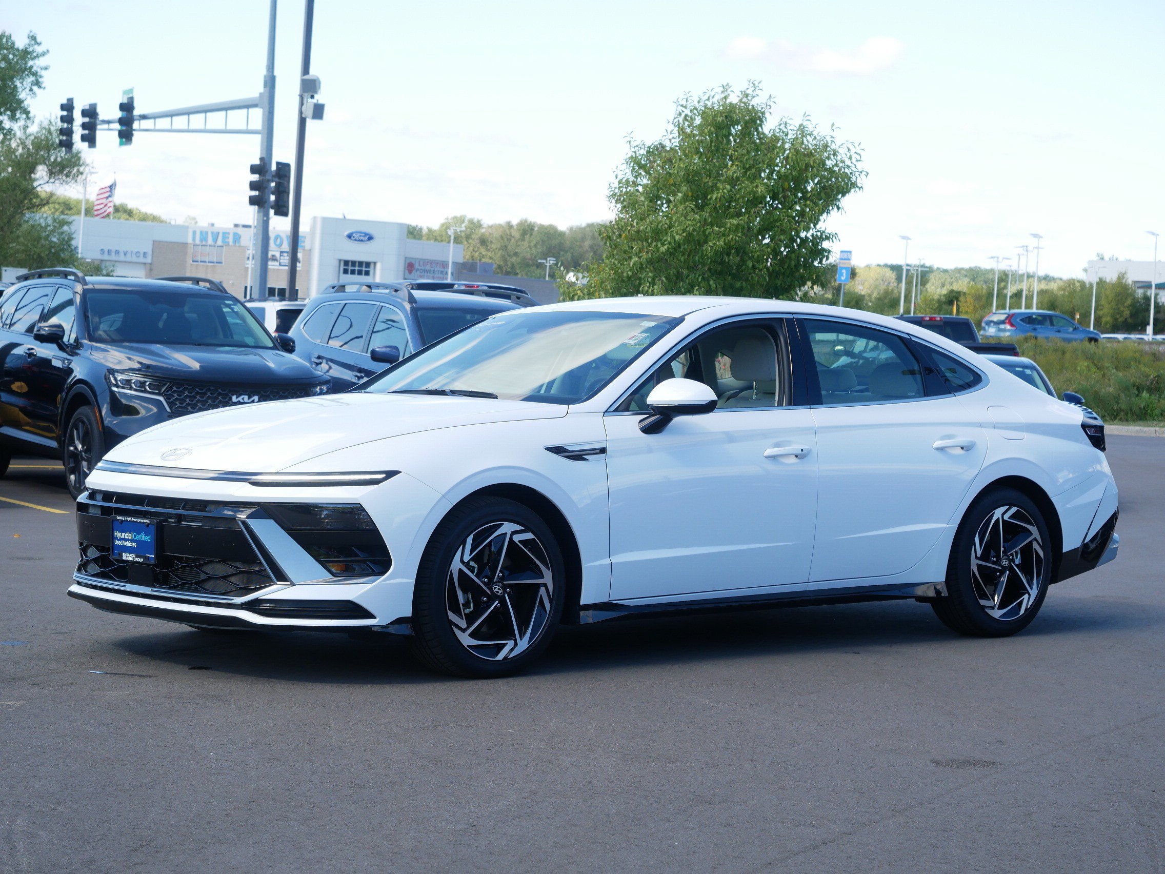 Certified 2026 Hyundai Sonata SEL with VIN KMHL64JA7TA532821 for sale in Inver Grove Heights, Minnesota