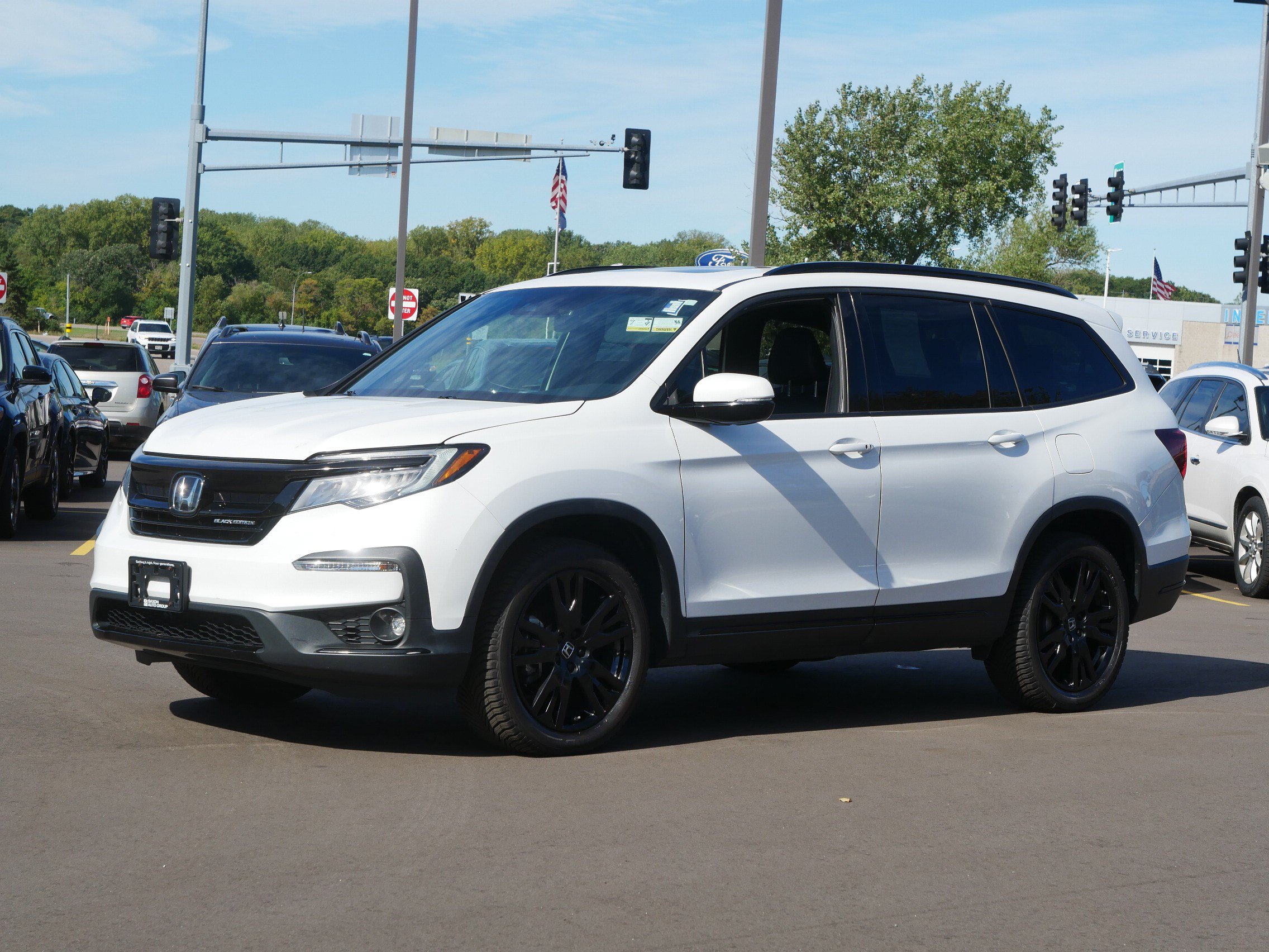 Used 2021 Honda Pilot Black Edition with VIN 5FNYF6H71MB020156 for sale in Inver Grove Heights, Minnesota