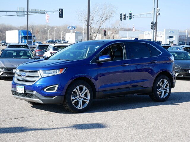Used 2015 Ford Edge Titanium with VIN 2FMPK4K99FBB48887 for sale in Inver Grove, Minnesota