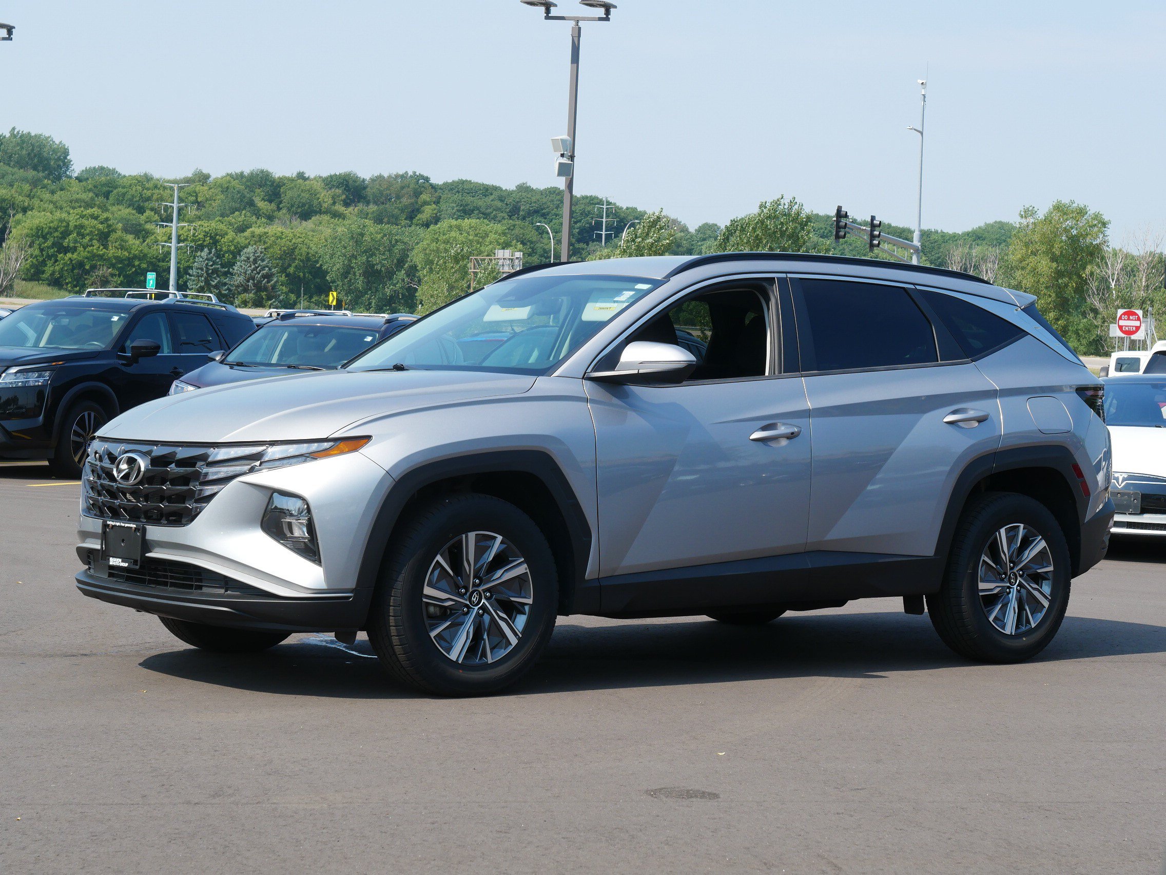 Used 2022 Hyundai Tucson Blue with VIN KM8JBCA10NU014001 for sale in Inver Grove Heights, Minnesota