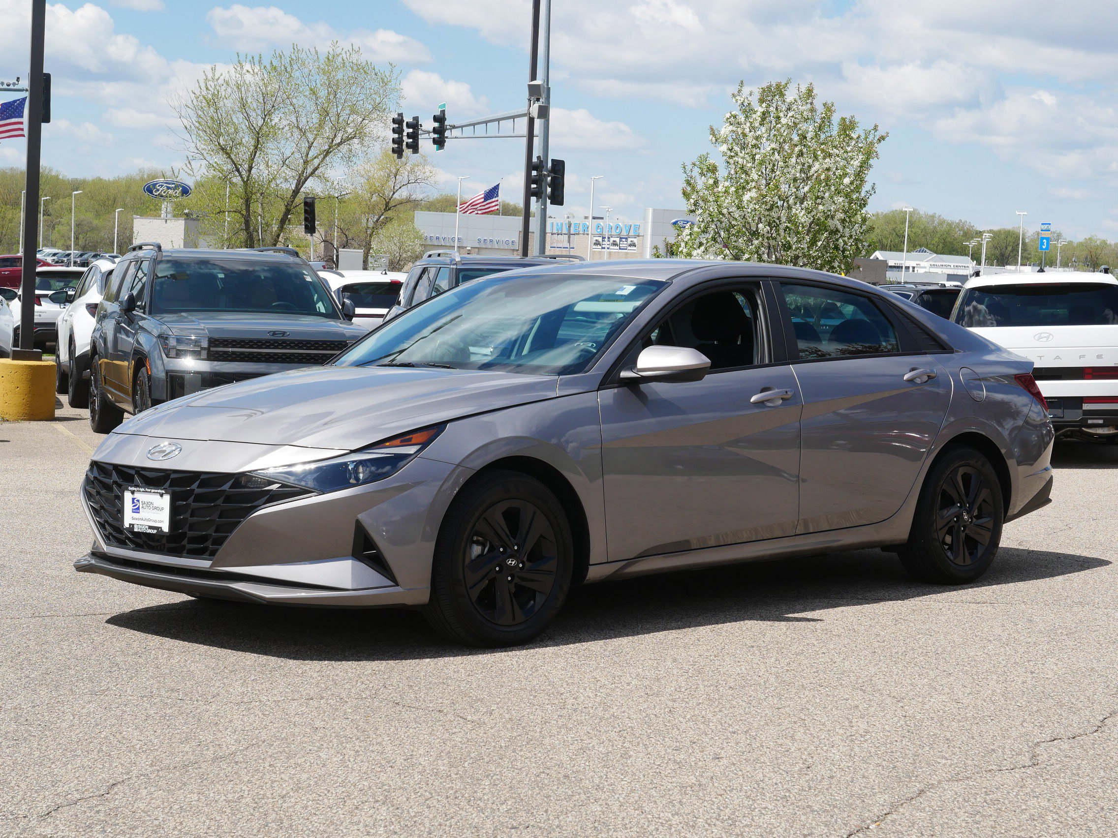 Used 2023 Hyundai Elantra Blue with VIN KMHLM4AJ6PU082766 for sale in Inver Grove Heights, Minnesota