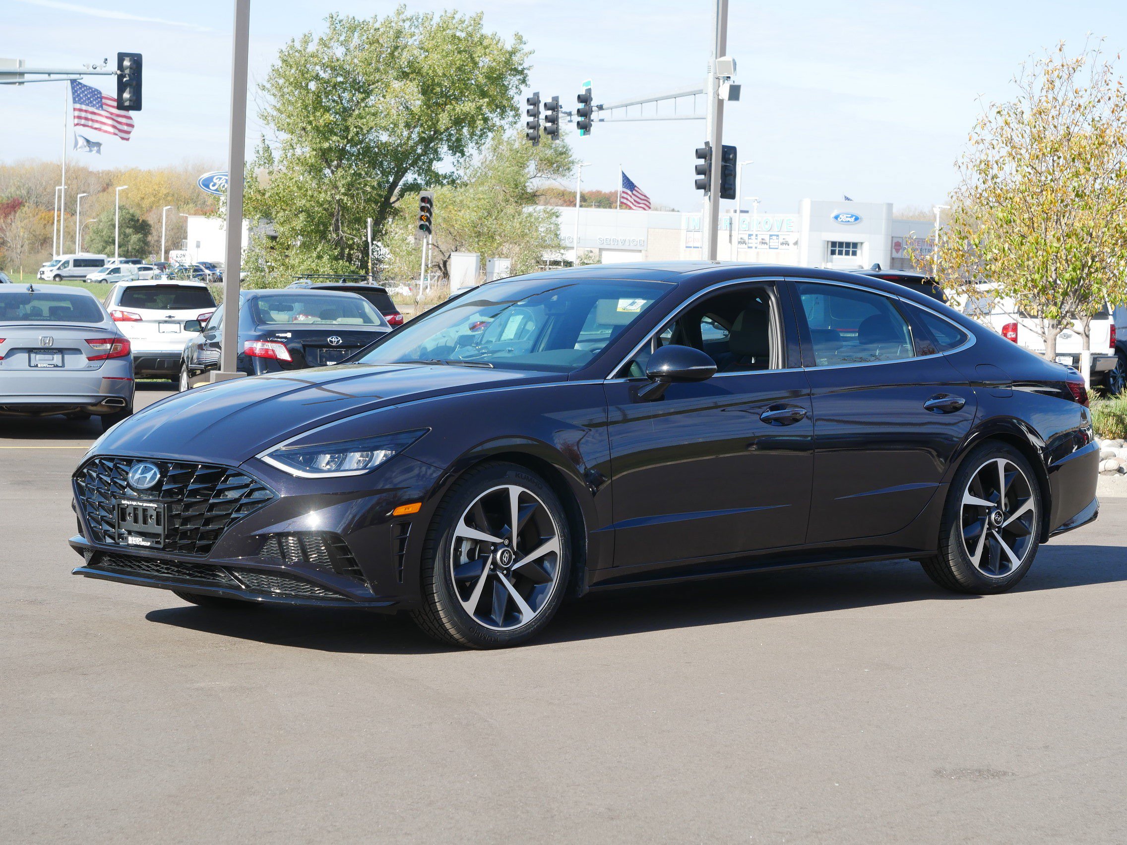 Used 2023 Hyundai Sonata SEL Plus with VIN KMHL44J29PA288559 for sale in Inver Grove Heights, Minnesota