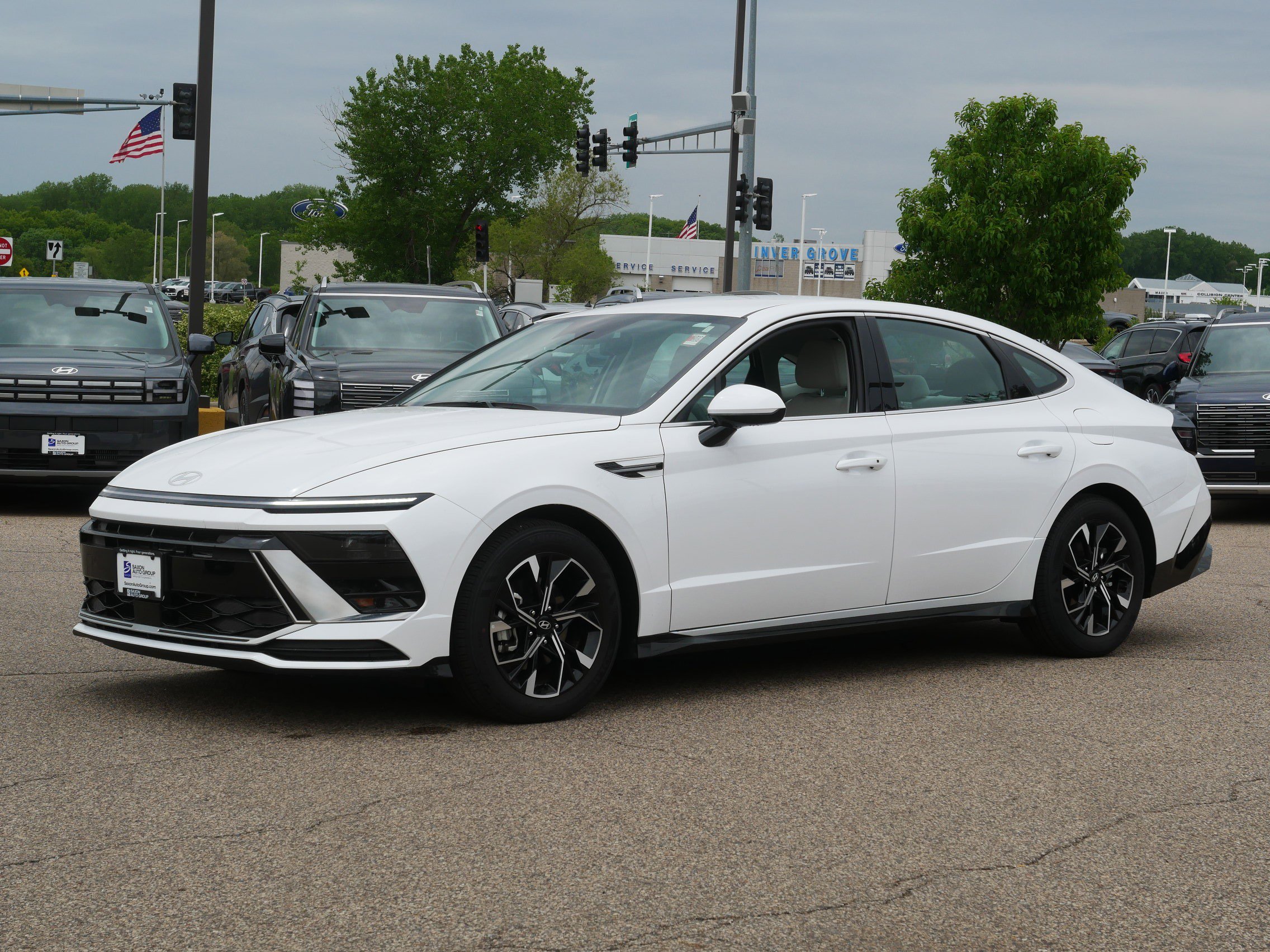 Certified 2025 Hyundai Sonata SEL with VIN KMHL64JA1SA496476 for sale in Inver Grove Heights, Minnesota