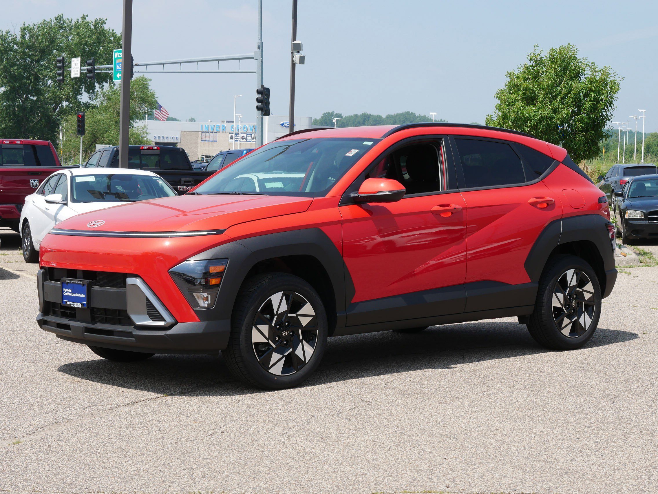 Certified 2024 Hyundai Kona SEL with VIN KM8HBCAB3RU096481 for sale in Inver Grove Heights, Minnesota