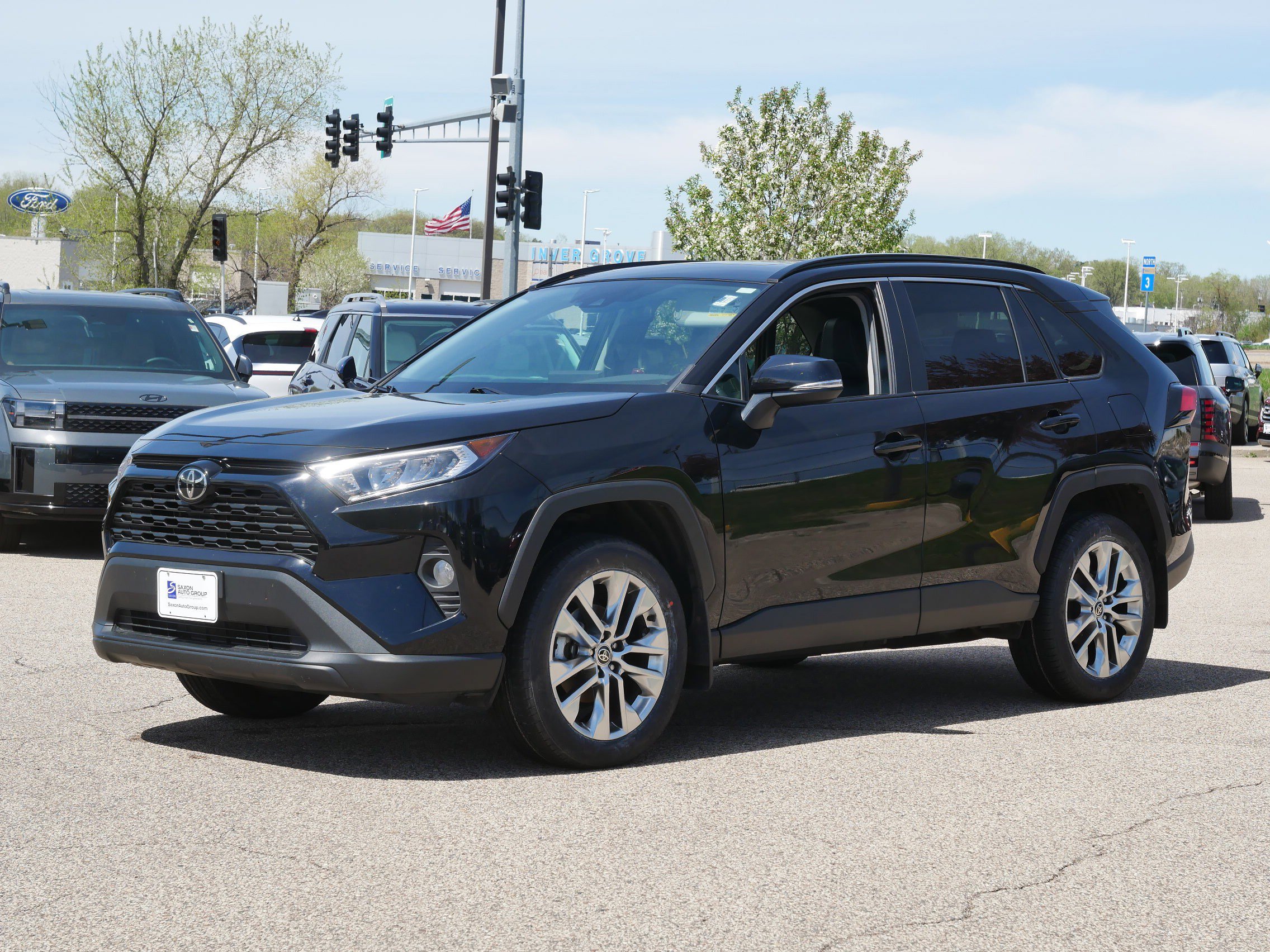 Used 2021 Toyota RAV4 XLE Premium with VIN 2T3A1RFV1MC238595 for sale in Inver Grove Heights, Minnesota