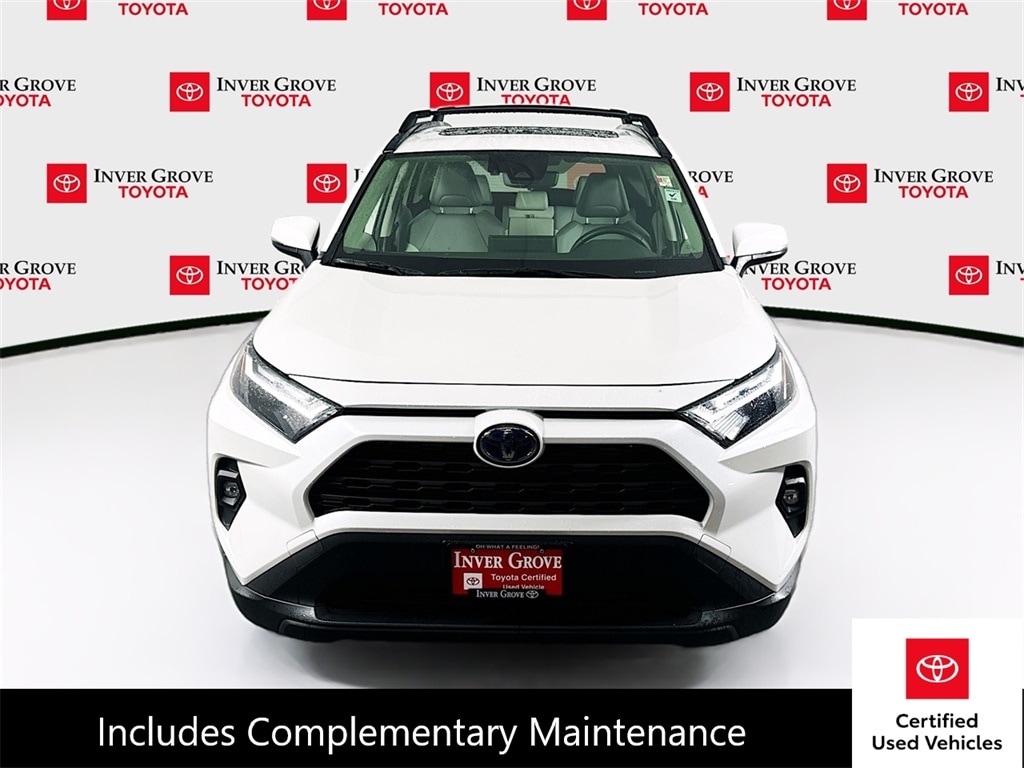 Certified 2022 Toyota RAV4 XLE Premium with VIN JTMB6RFV3ND076715 for sale in Inver Grove Heights, MN