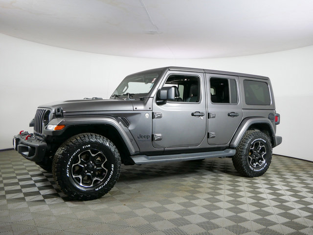 Used 2019 Jeep Wrangler Unlimited Sahara Altitude with VIN 1C4HJXEG4KW651968 for sale in Inver Grove Heights, Minnesota