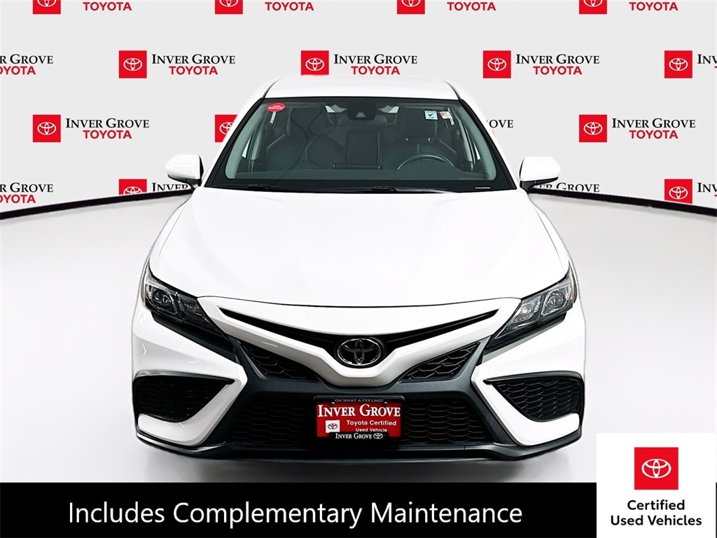 Certified 2021 Toyota Camry SE with VIN 4T1G11BK9MU044668 for sale in Inver Grove Heights, Minnesota