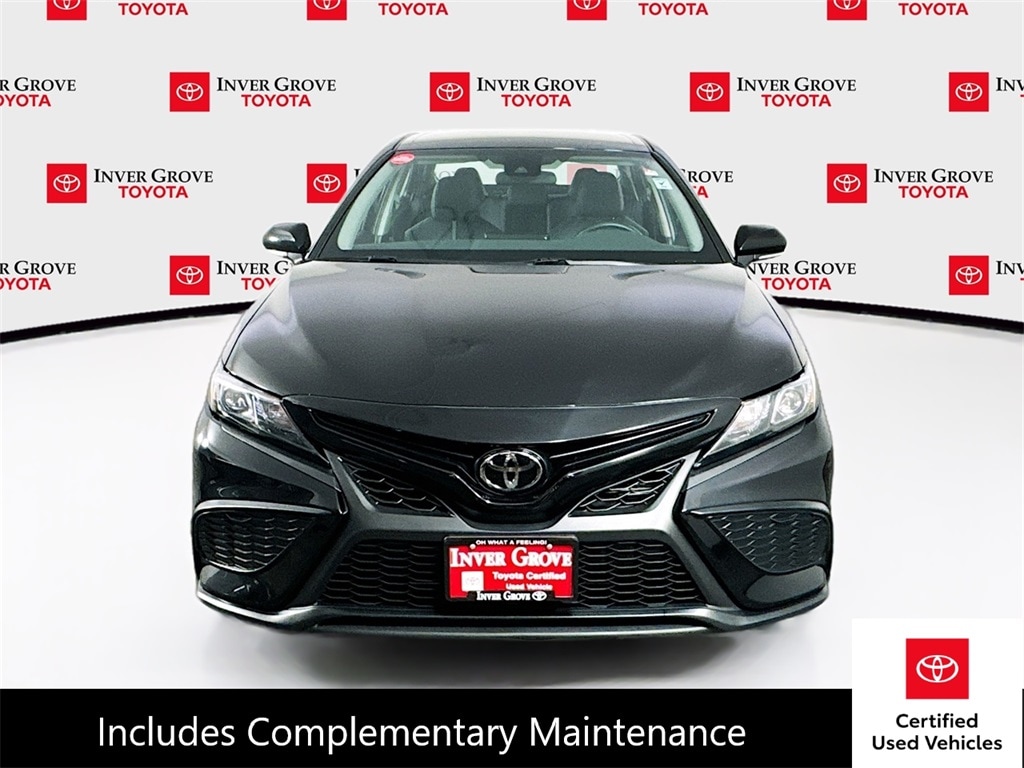 Certified 2024 Toyota Camry SE Nightshade with VIN 4T1G11AK6RU221136 for sale in Inver Grove Heights, MN