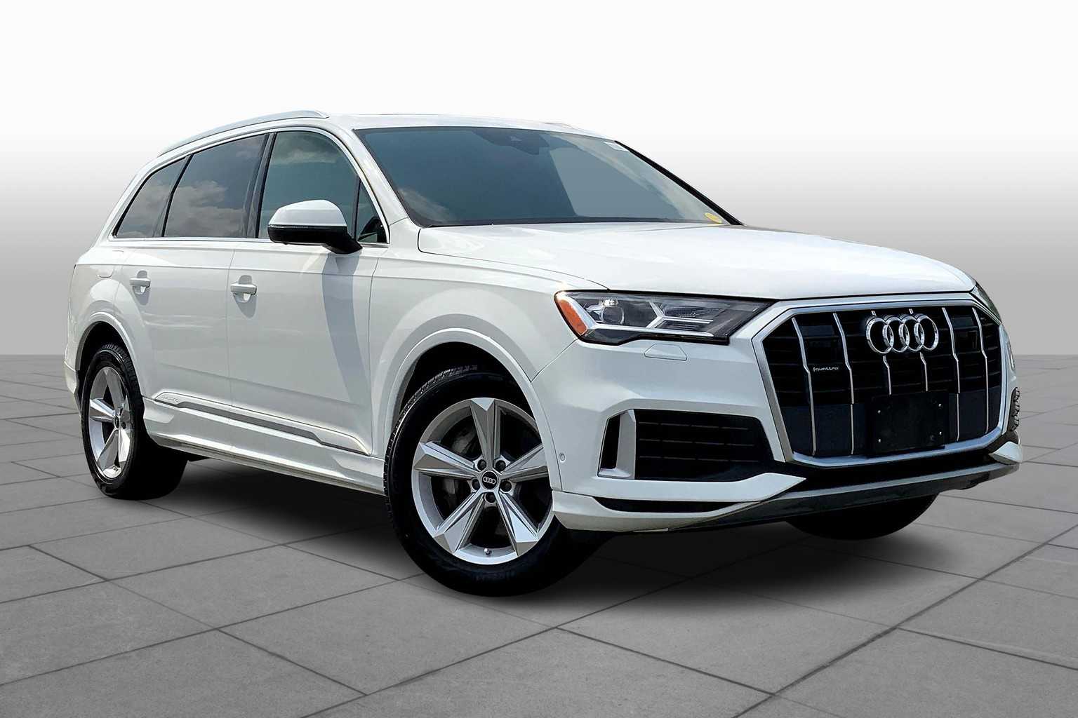 Used 2022 Audi Q7 Premium Plus with VIN WA1LJBF7XND001385 for sale in Peabody, MA