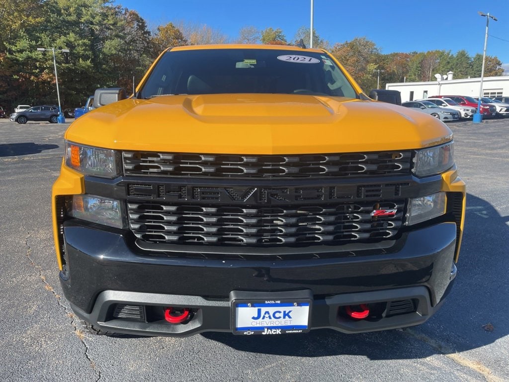 Used 2021 Chevrolet Silverado 1500 Custom Trail Boss Truck Crew Cab