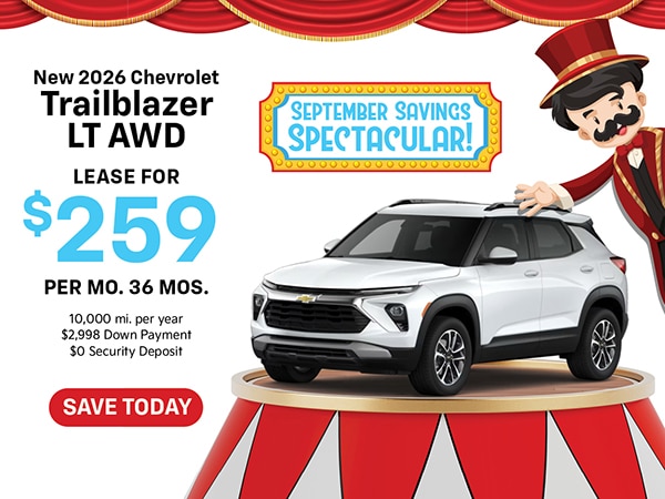 New 2026 Chevrolet Trailblazer LT AWD