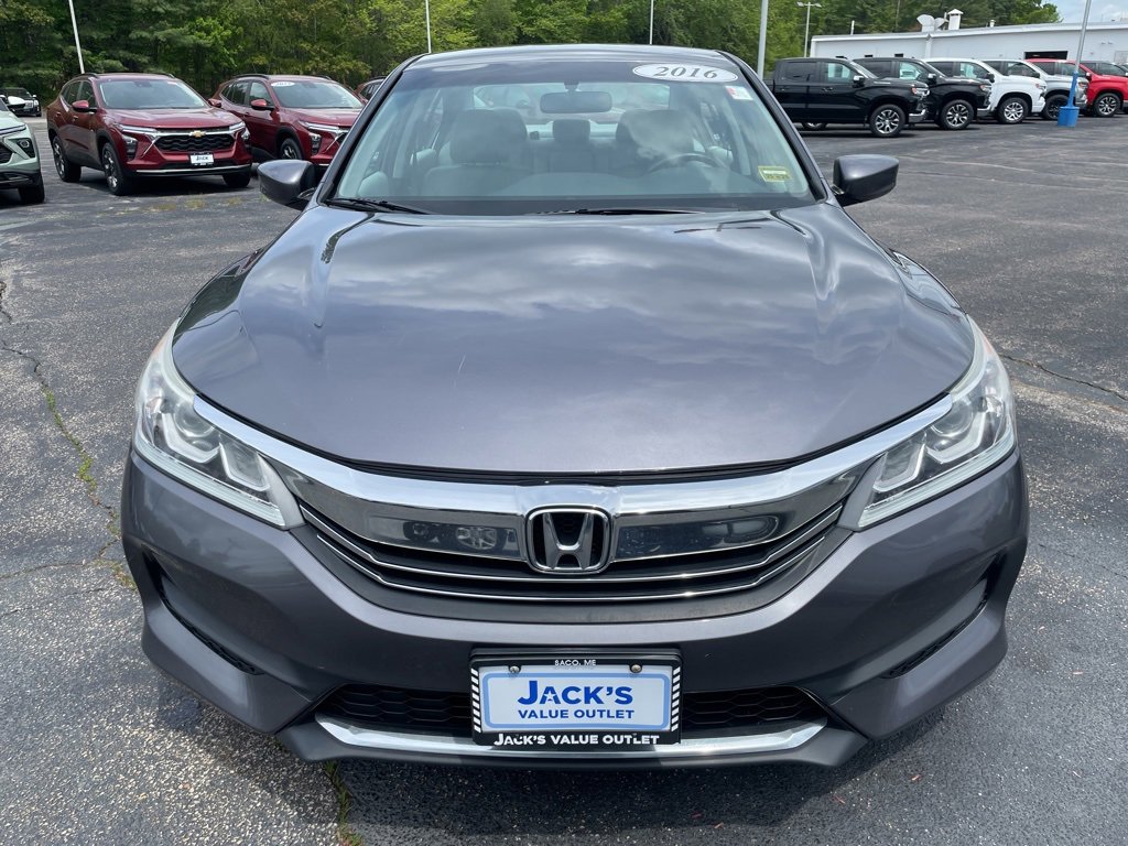 Used 2016 Honda Accord LX with VIN 1HGCR2F3XGA084074 for sale in Saco, ME