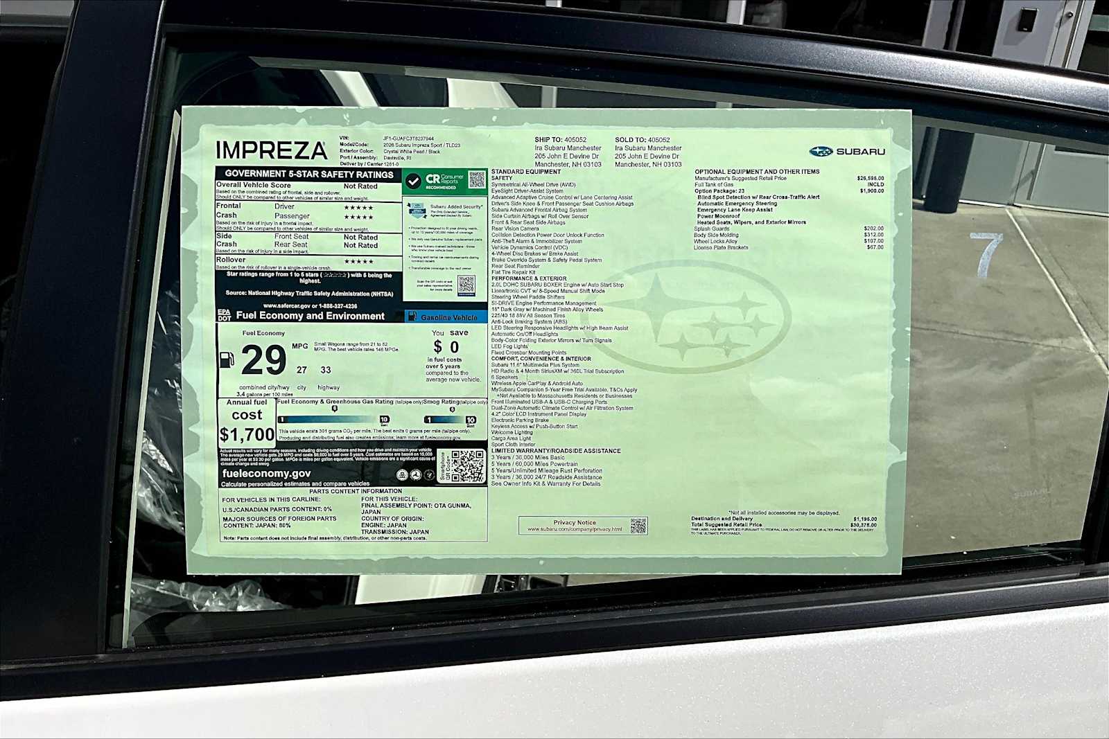 2026 Subaru Impreza Sport - Photo 18