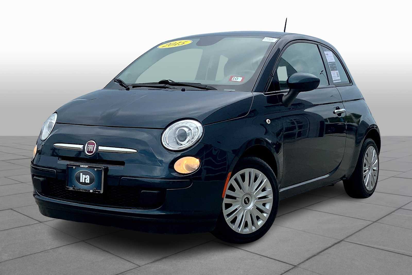 Used 2015 FIAT 500 Pop with VIN 3C3CFFAR8FT504100 for sale in Manchester, NH