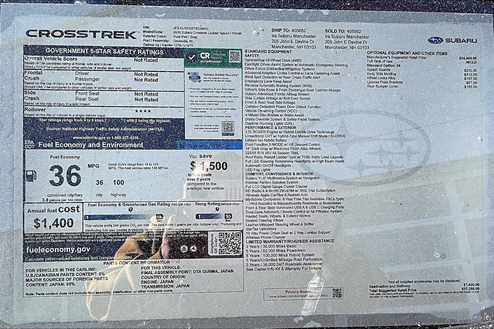 2026 Subaru Crosstrek Limited - Photo 19