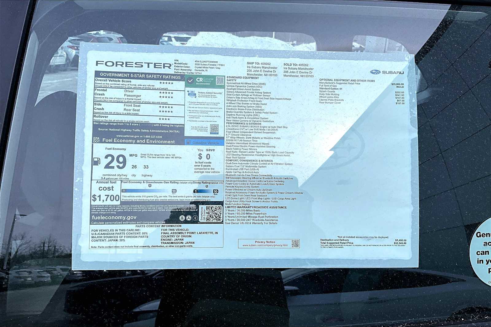 2026 Subaru Forester Base - Photo 19