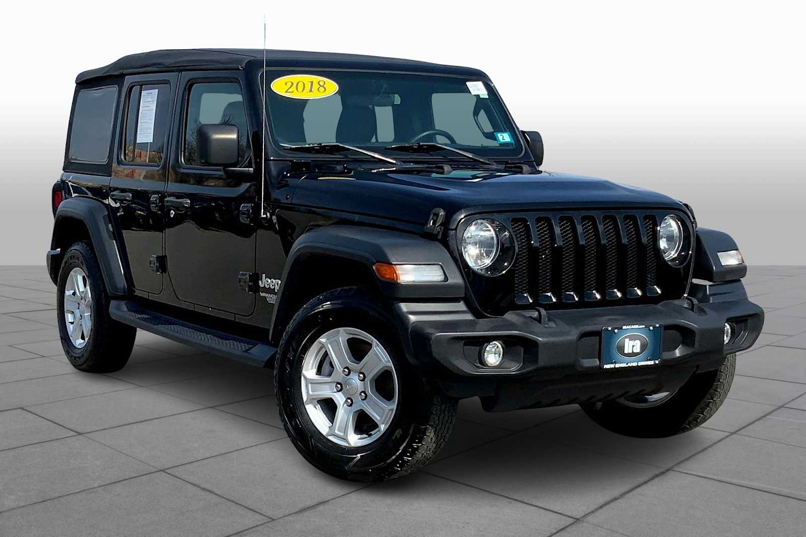 Used 2018 Jeep All-New Wrangler Unlimited Sport S with VIN 1C4HJXDG9JW169237 for sale in Manchester, NH