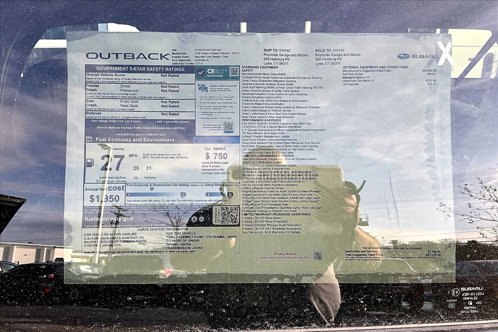 2026 Subaru Outback Premium - Photo 19
