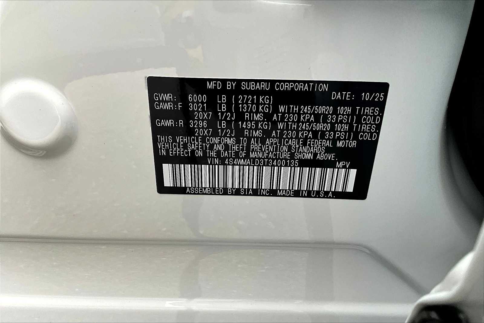 2026 Subaru Ascent Onyx Edition-Touring - Photo 18