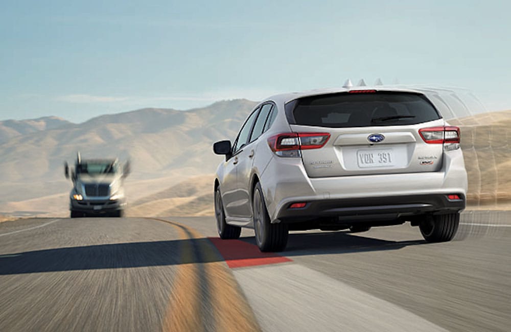 2020 Subaru Impreza Lane Keep Assist 