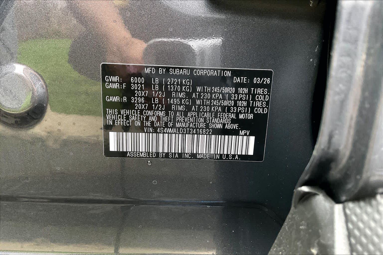 2026 Subaru Ascent Onyx Edition-Touring - Photo 22