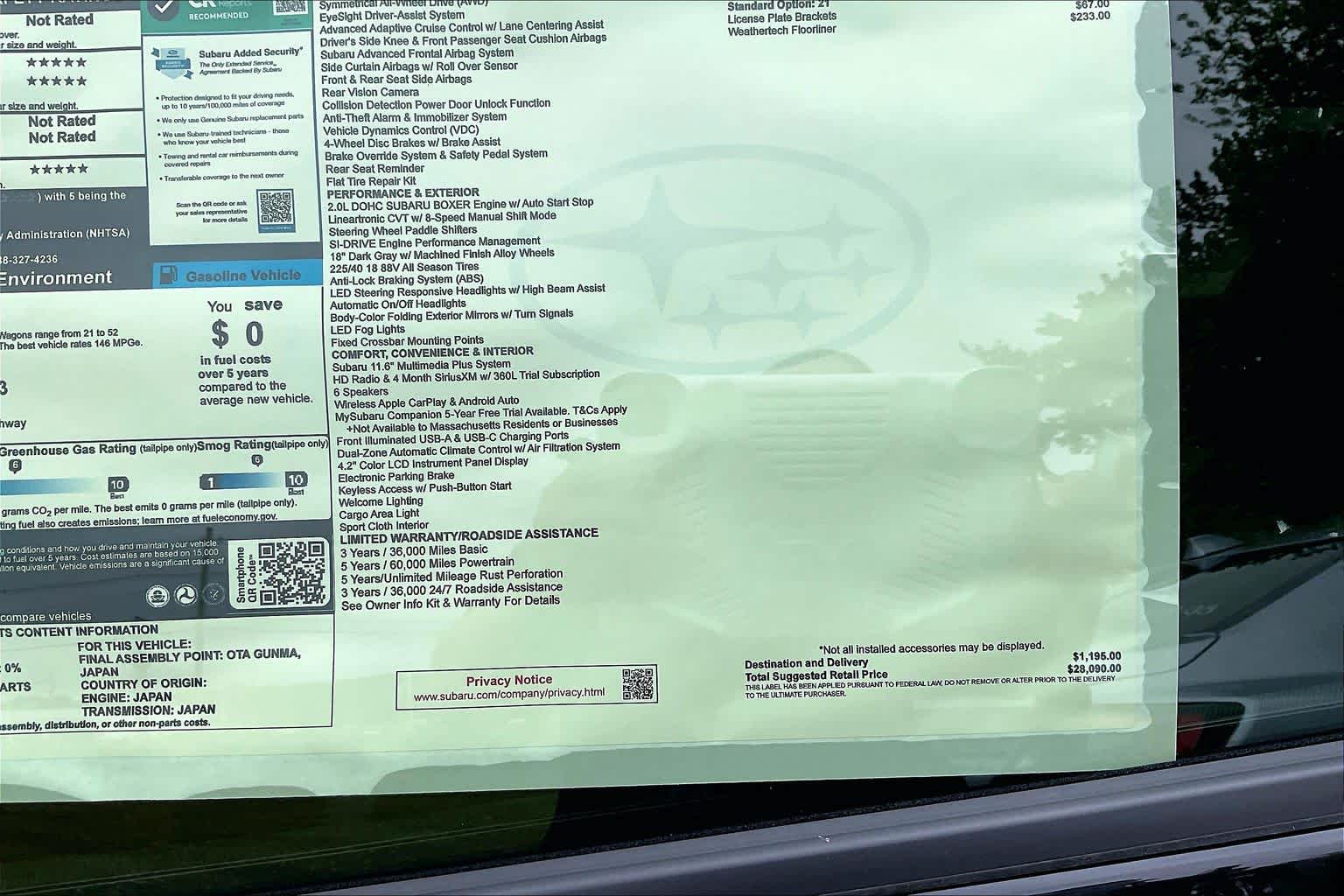2026 Subaru Impreza Sport - Photo 18