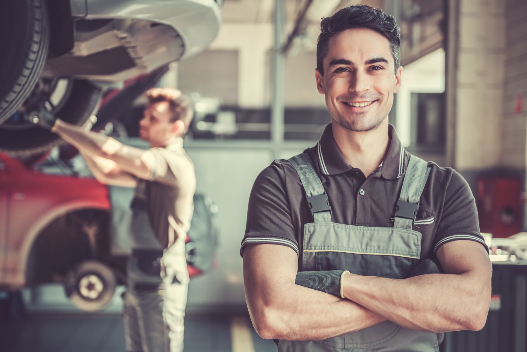 Friendly Technician at Our Service Center