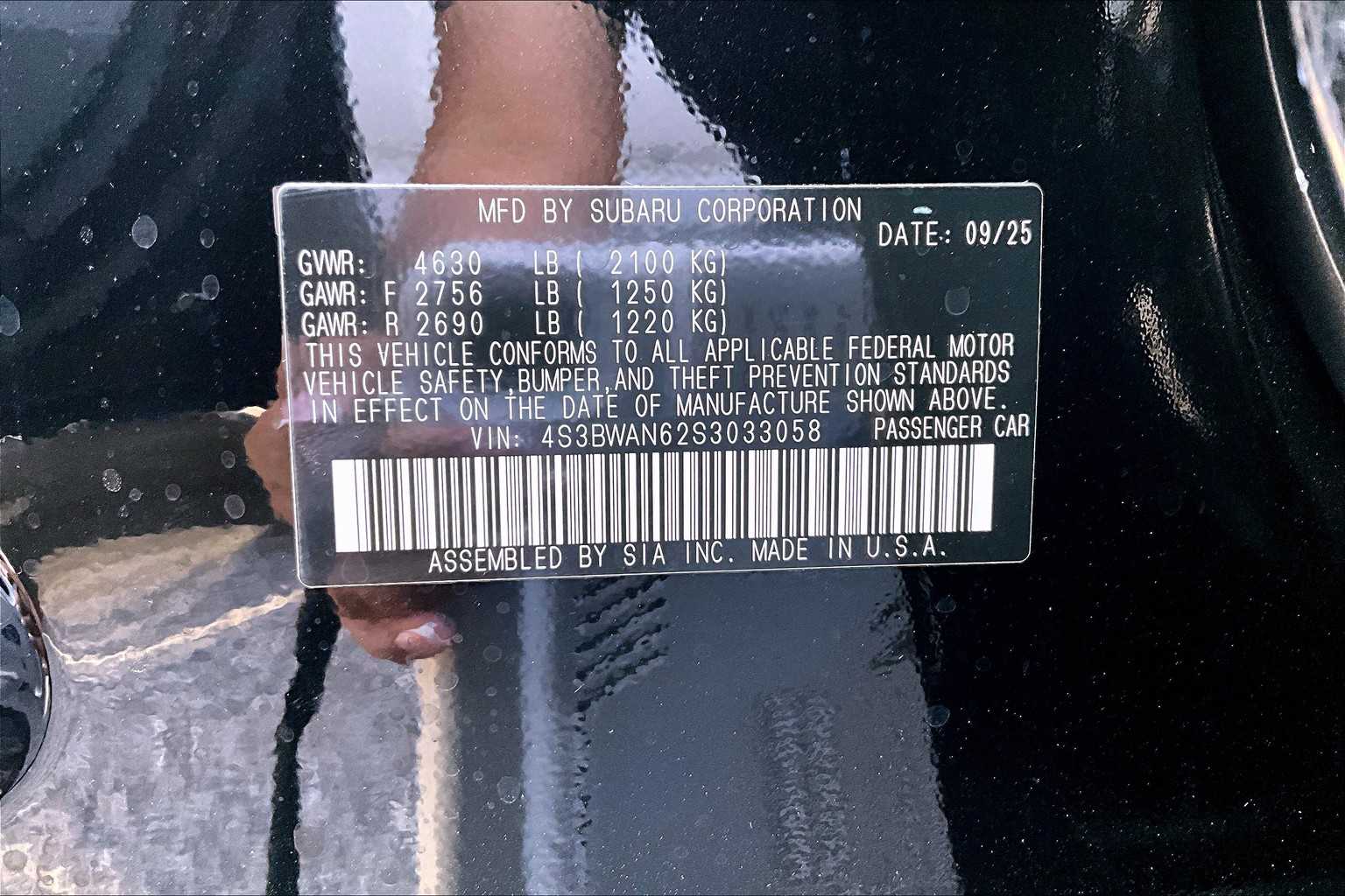 2025 Subaru Legacy Limited - Photo 21