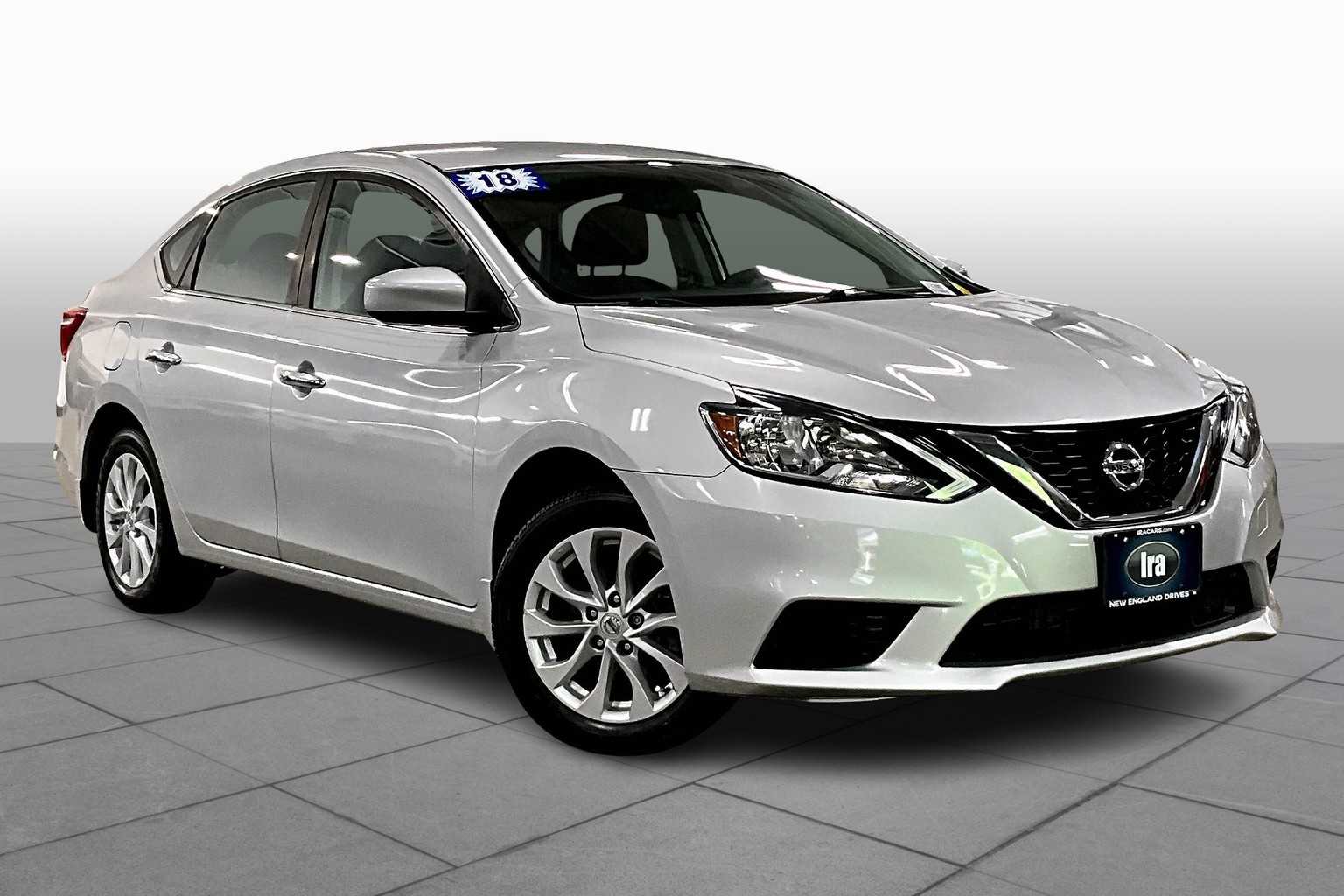 Used 2018 Nissan Sentra SV with VIN 3N1AB7AP7JY313687 for sale in Danvers, MA