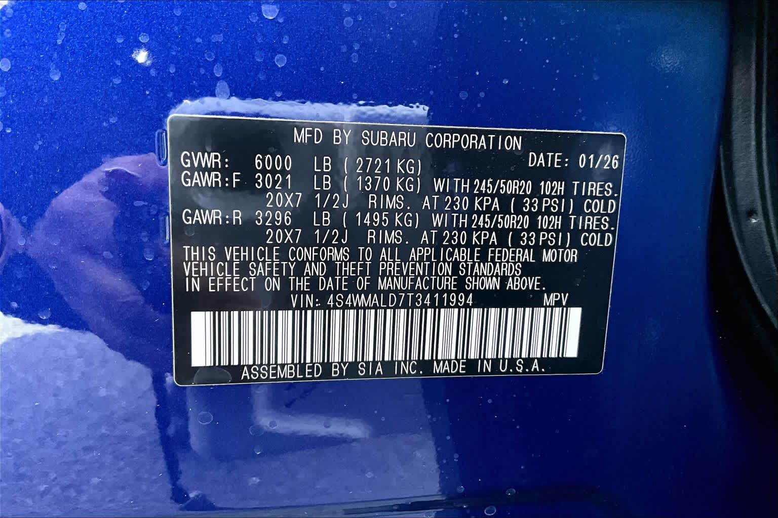 2026 Subaru Ascent Onyx Edition-Touring - Photo 21