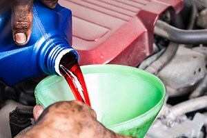 Use a Funnel for Changing Transmission Fluid