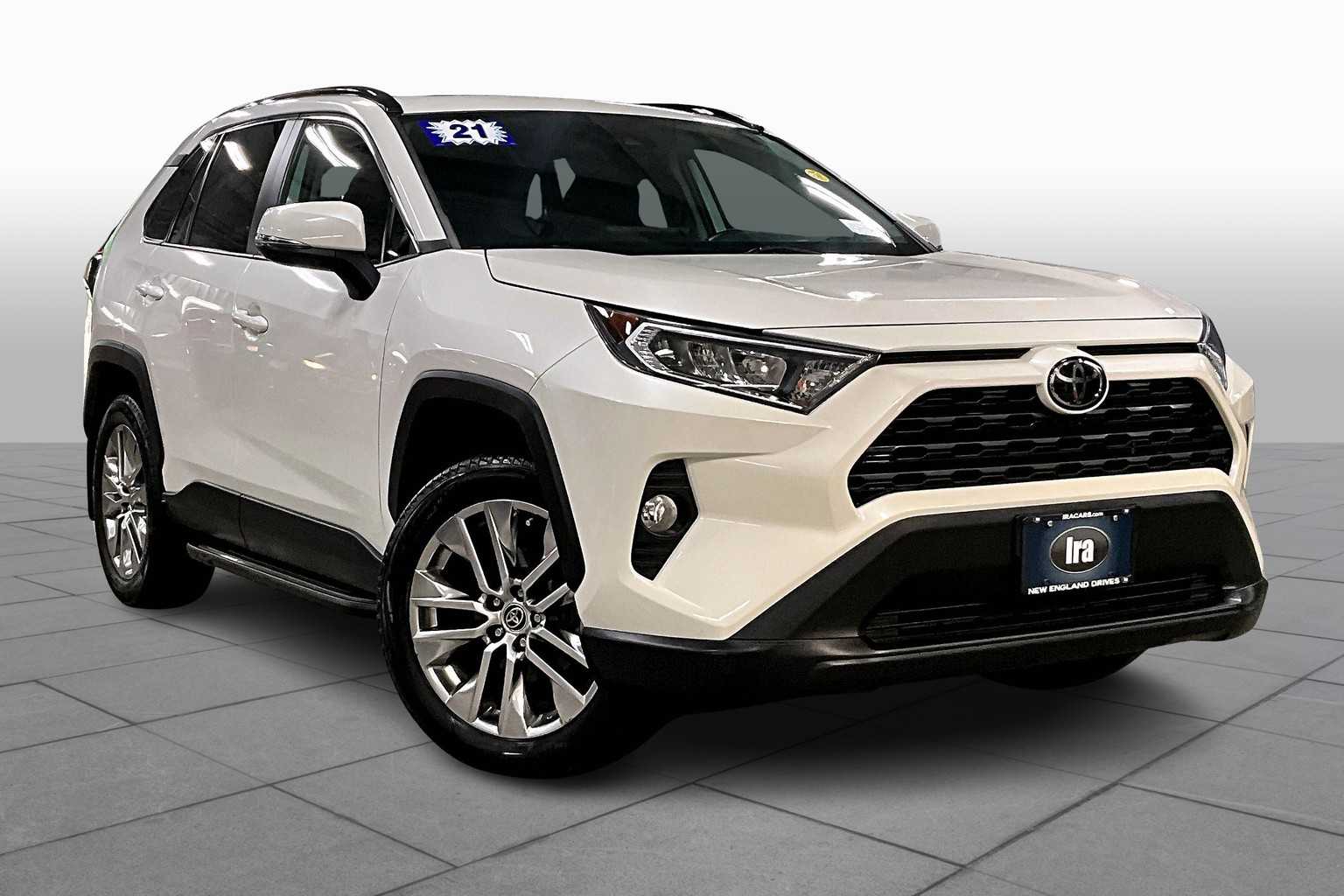 Used 2021 Toyota RAV4 XLE Premium with VIN 2T3A1RFV0MW193616 for sale in Northfield, Minnesota