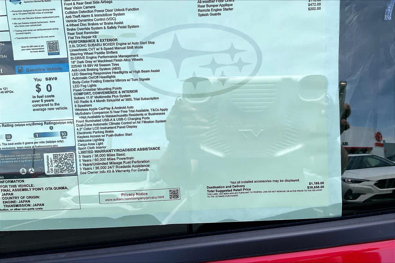 2026 Subaru Impreza Sport - Photo 18