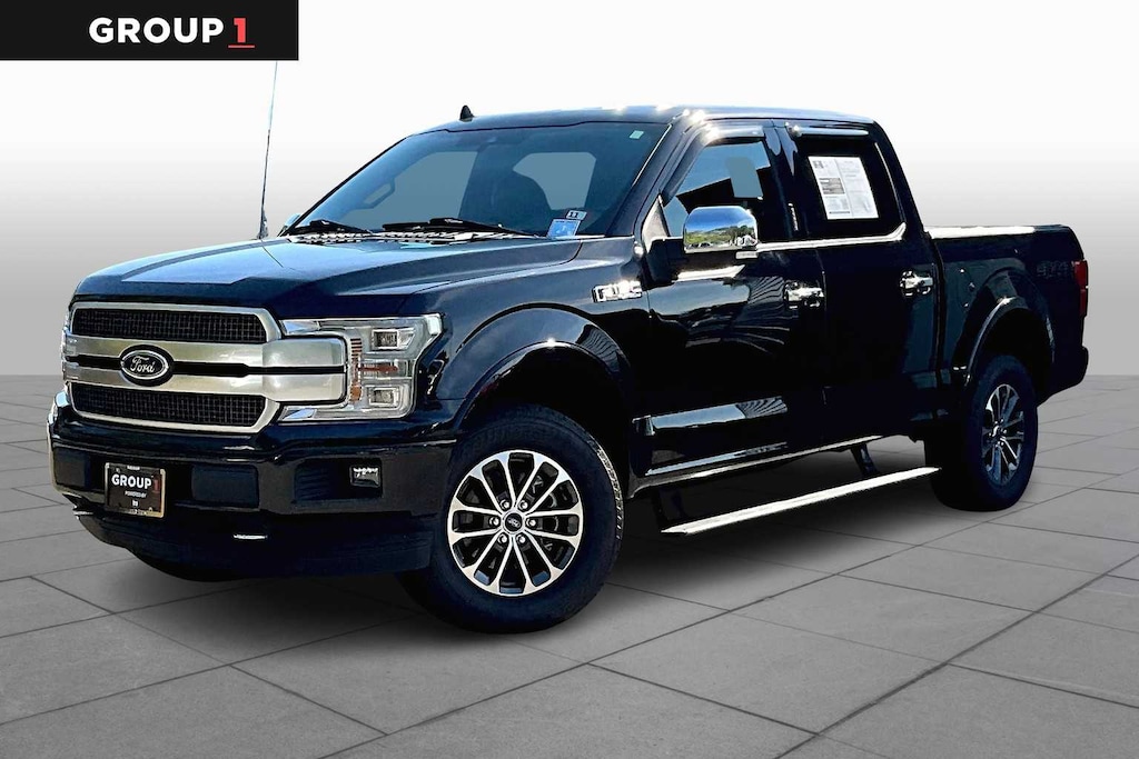 Used 2020 Ford F-150 Platinum 4WD Supercrew 5.5 Box Truck SuperCrew Cab