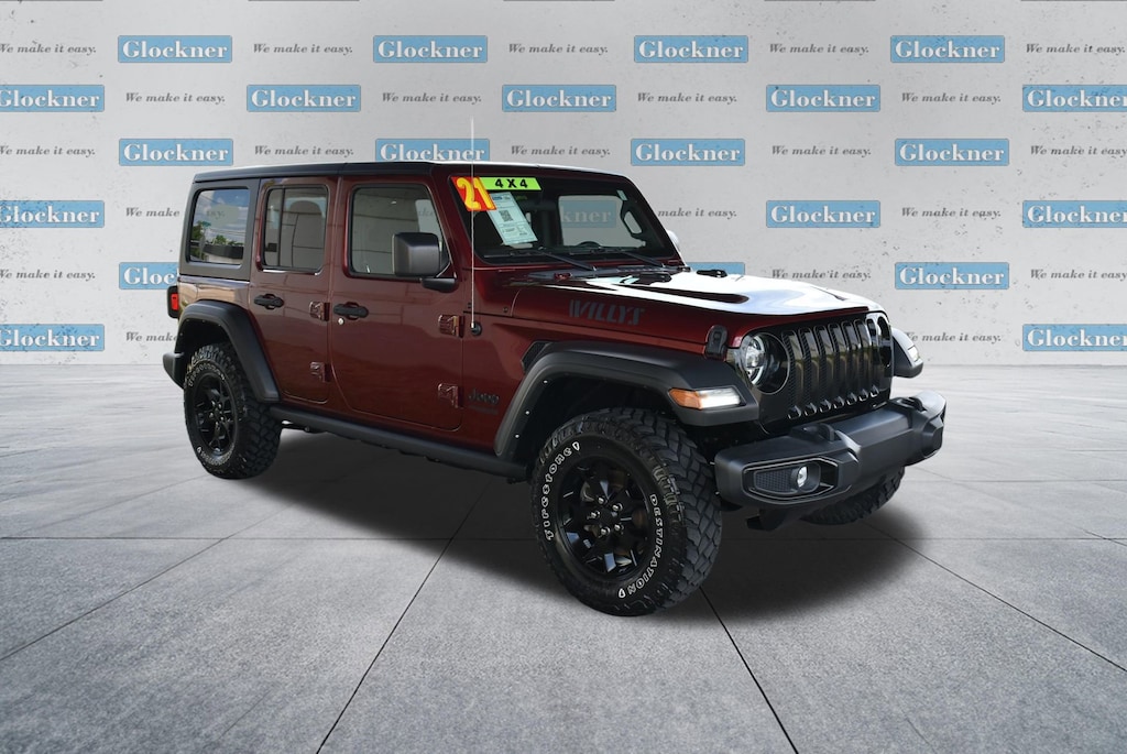 Used 2021 Jeep Wrangler Unlimited Willys SUV