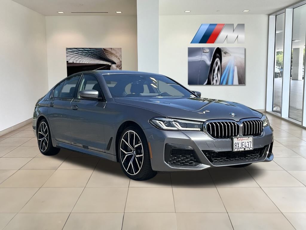 Used 2021 BMW 5 Series 530i with VIN WBA53BH02MWX33387 for sale in Irvine, CA