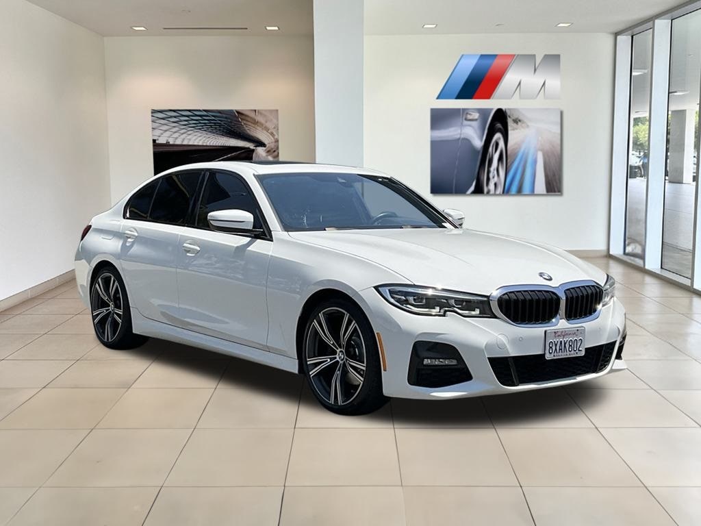 Certified 2021 BMW 3 Series 330i with VIN 3MW5R1J01M8B99942 for sale in Irvine, CA